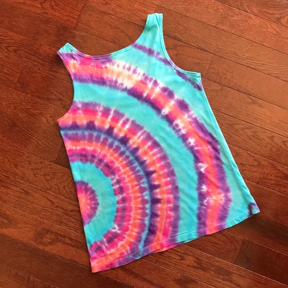 Tie Dye Modal Blend Tank - Picture 2 of 3